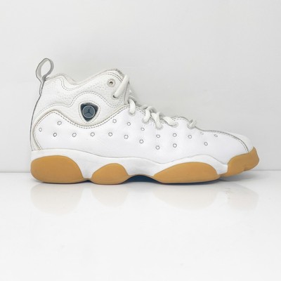 Nike Boys Air Jordan Jumpman Team 2 820273-107 Белые баскетбольные кроссовки 6Y, Белый, Air Jordan Jumpman Team 2