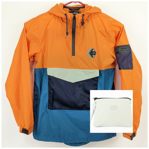All Good Jacket Mens Sz XS Mesh Rooted 1/4 Zip Anorak Water
