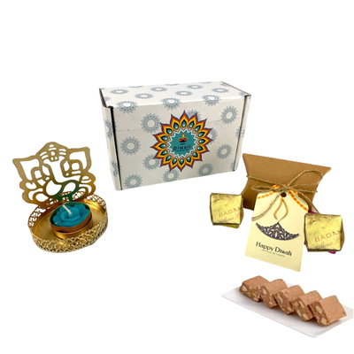 Es Navratri Gift Box Hamper Basket, Sweets Dry Fruit