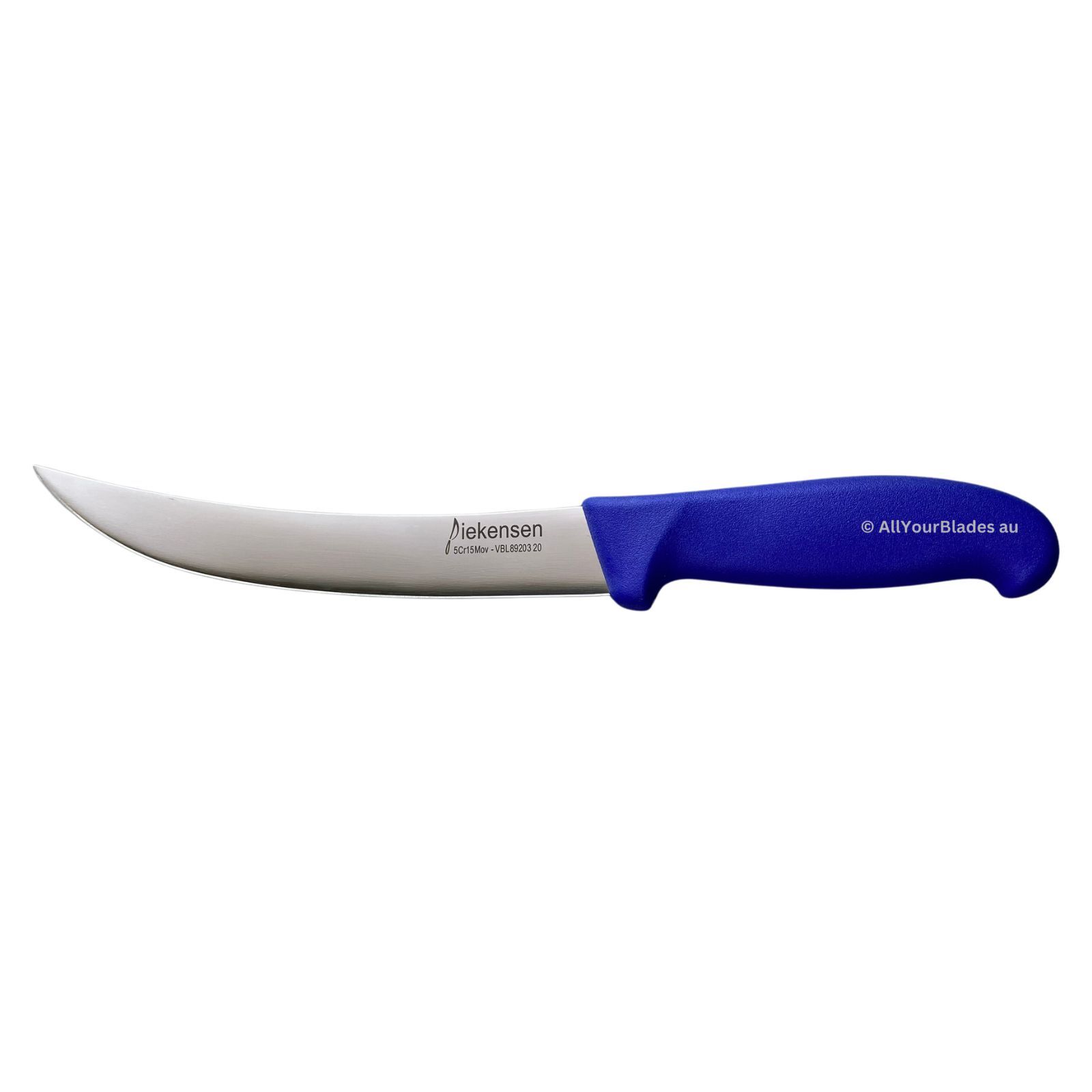New Diekensen 8'' Butchers Professional Curved Breaking Knife 21cm Blue
