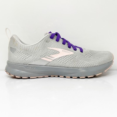 

Brooks Womens Revel 5 1203611B039 Серые кроссовки для бега Размер 9 B, Серый, Revel 5
