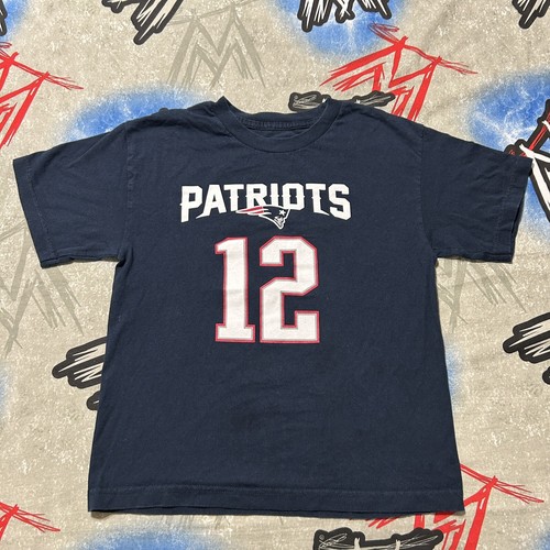 Tom Brady #12 New England Patriots Jersey Boy's L (14/16) T