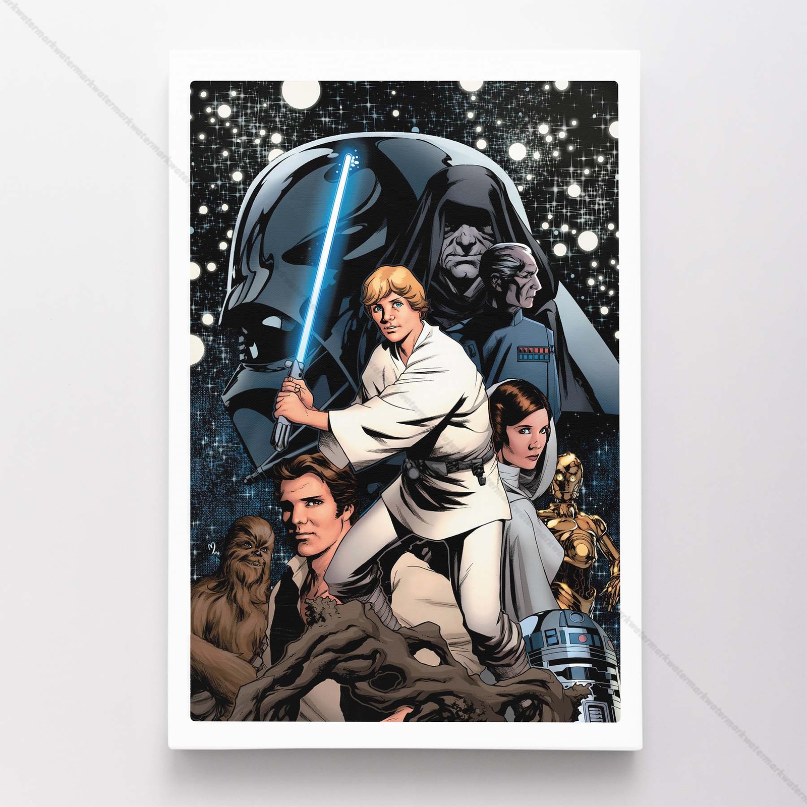 Star Wars Poster Canvas Movie Comic Art Print #25