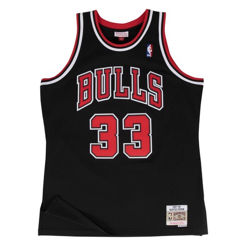 

[353J300FGYE8A] Мужские Mitchell - Ness NBA Swingman Jersey Bulls 1997-98 Scottie P, Black chicago bulls