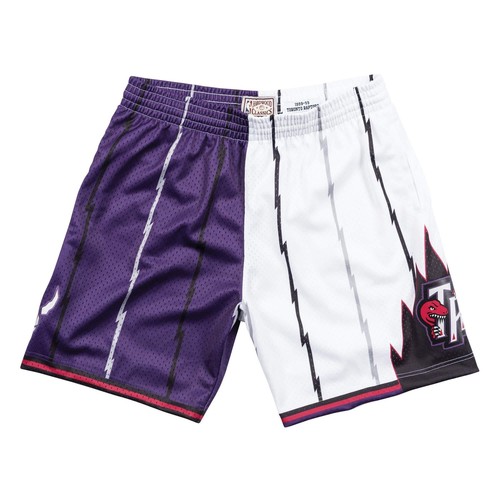 

[SMSHPRWH-TRANG18256198] Мужские шорты NBA Mitchell - Ness Swingman Raptors, Purple / white toronto raptors