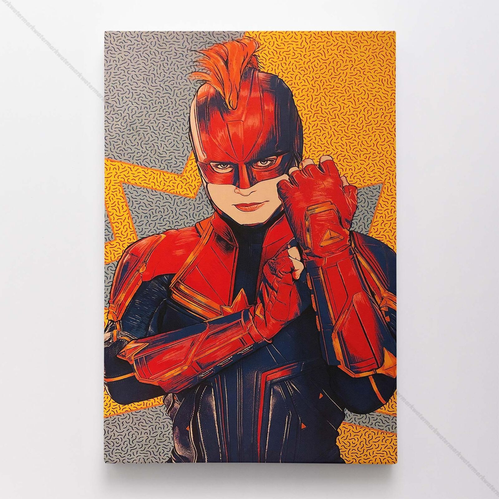 Captain Marvel Poster Canvas Avengers Movie Marvel Print #5795