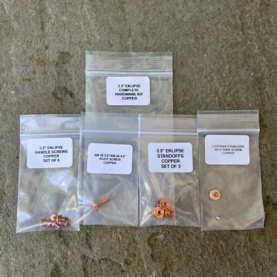 Hinderer Eklipse 3.5  - Complete Hardware Kit - Copper - BRAND NEW!!!