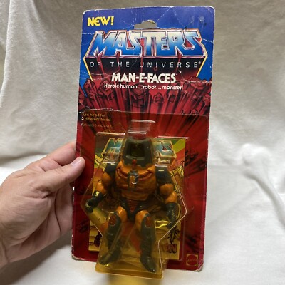 Vtg 80s He-Man MOTU Masters Universe MAN-E-FACES Figure MOC Free S&H