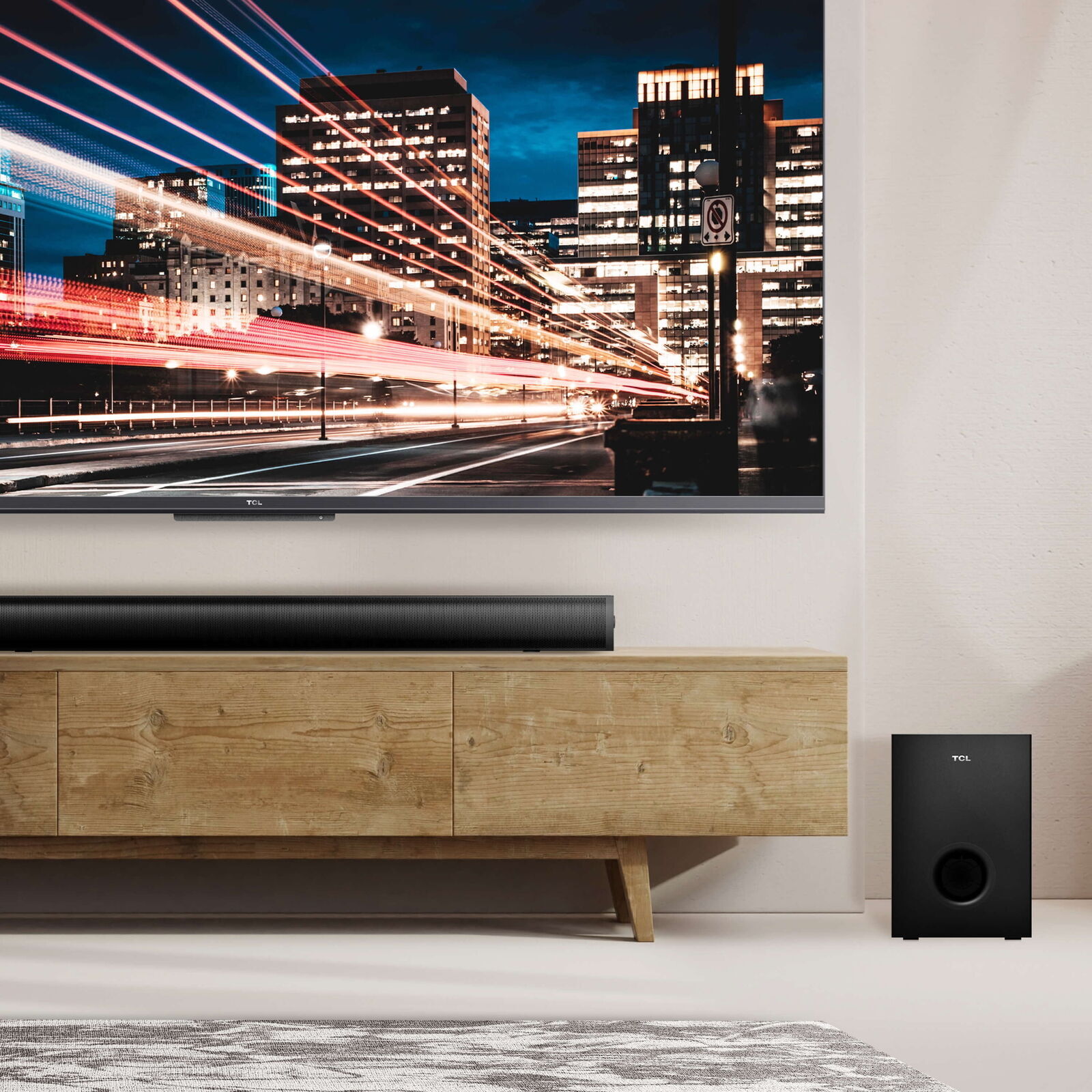 5+ 2.1 Channel Home Theater Sound Bar with Wireless Subwoofer Bluetooth 5.3