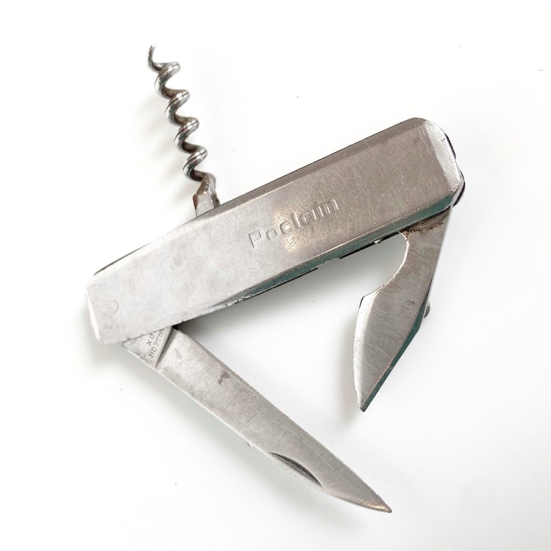 Poclain - Canif Publicitaire - Couteau De Poche - Vintage Knife - Bargeon Thiers