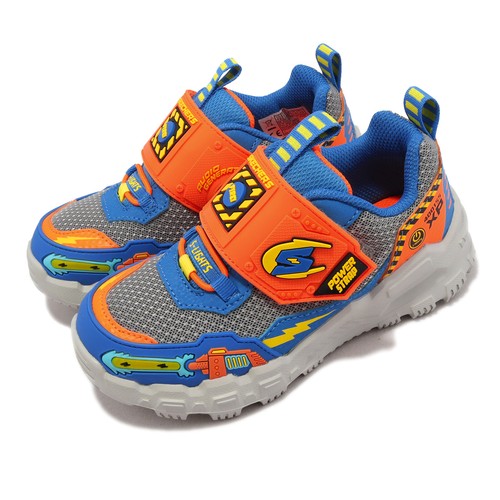 

Skechers S Lights-Adventure Track-Sound Blasters Blue Kids Casual 400155-LRYOR, Синий, S Lights-adventure Track-sound Blasters