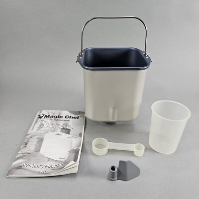 Magic Chef CBM-310 Bread Maker Loaf Pan  Baking Pan With Insert Paddle