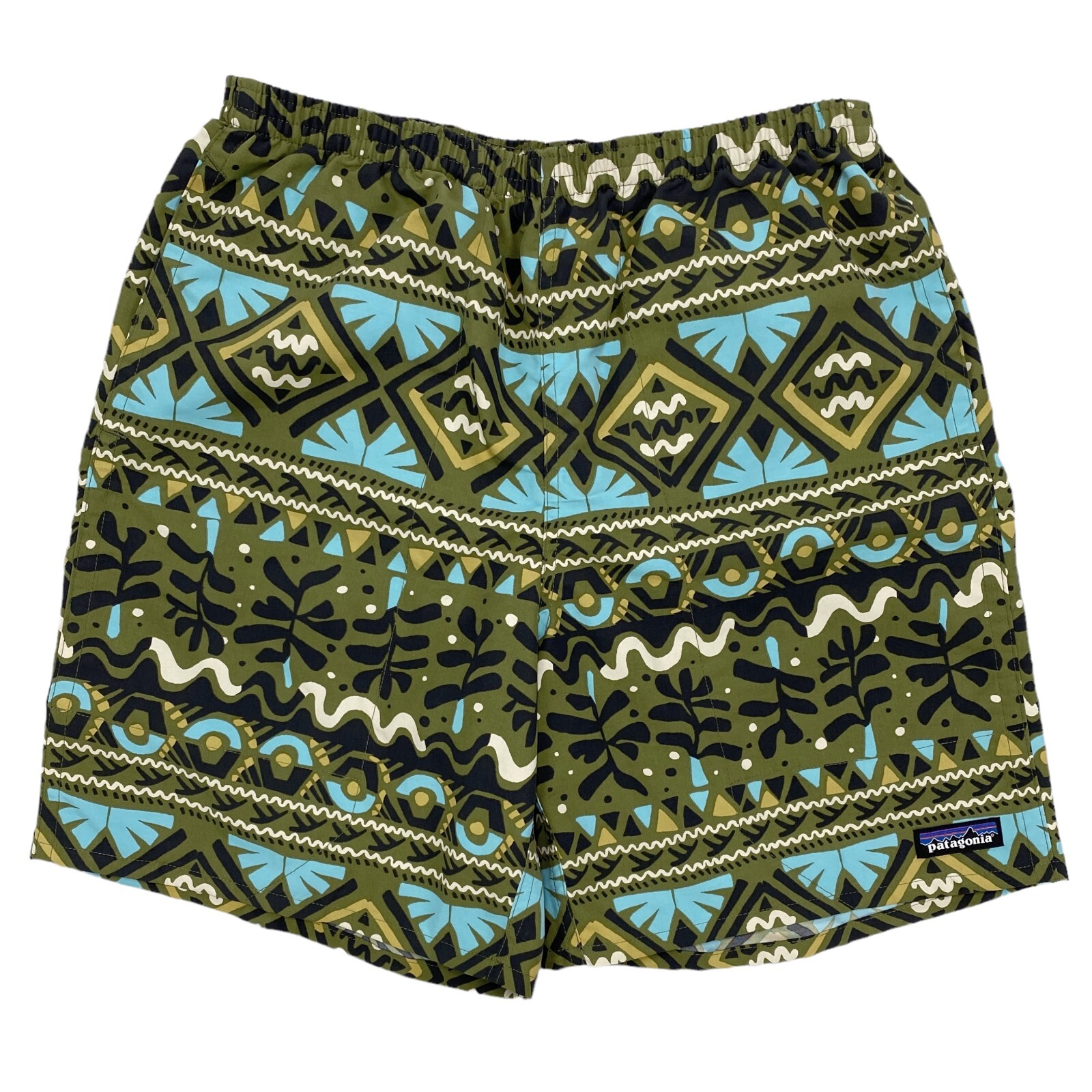 

Мужские шорты Patagonia Baggies Longs 7 дюймов с внутренним швом (размер ) Mangrove Tiki Green, Зеленый