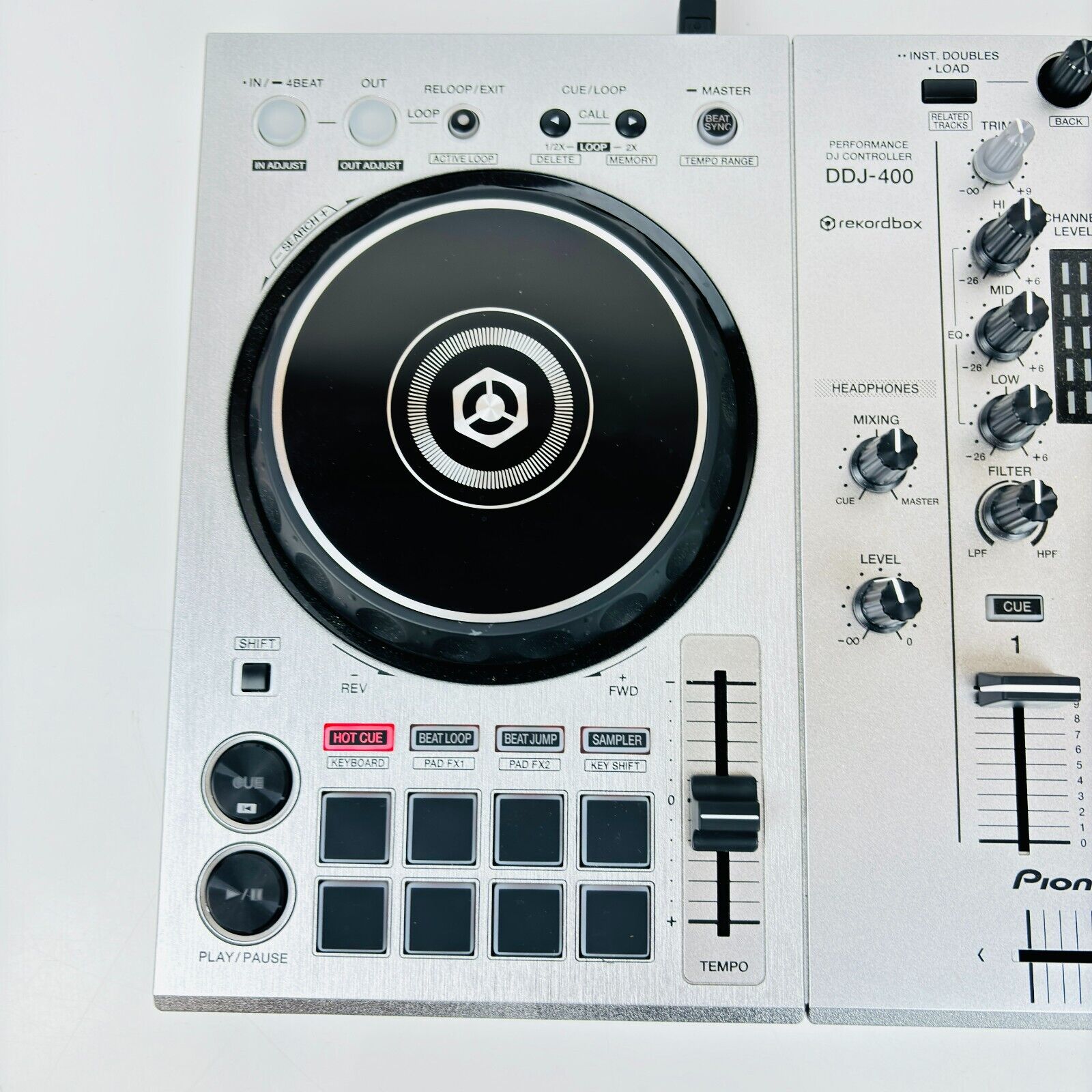 Pioneer DJ DDJ-400-S Silver Limited Color 2ch DJ Controller Pioneer DJ DDJ-400-S Silver Limited Color 2ch DJ Controller