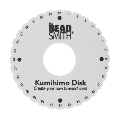 The Beadsmith Round Kumihimo Disk, 6 inch Diameter, 3/8  Dense Foam, Jewelry ...