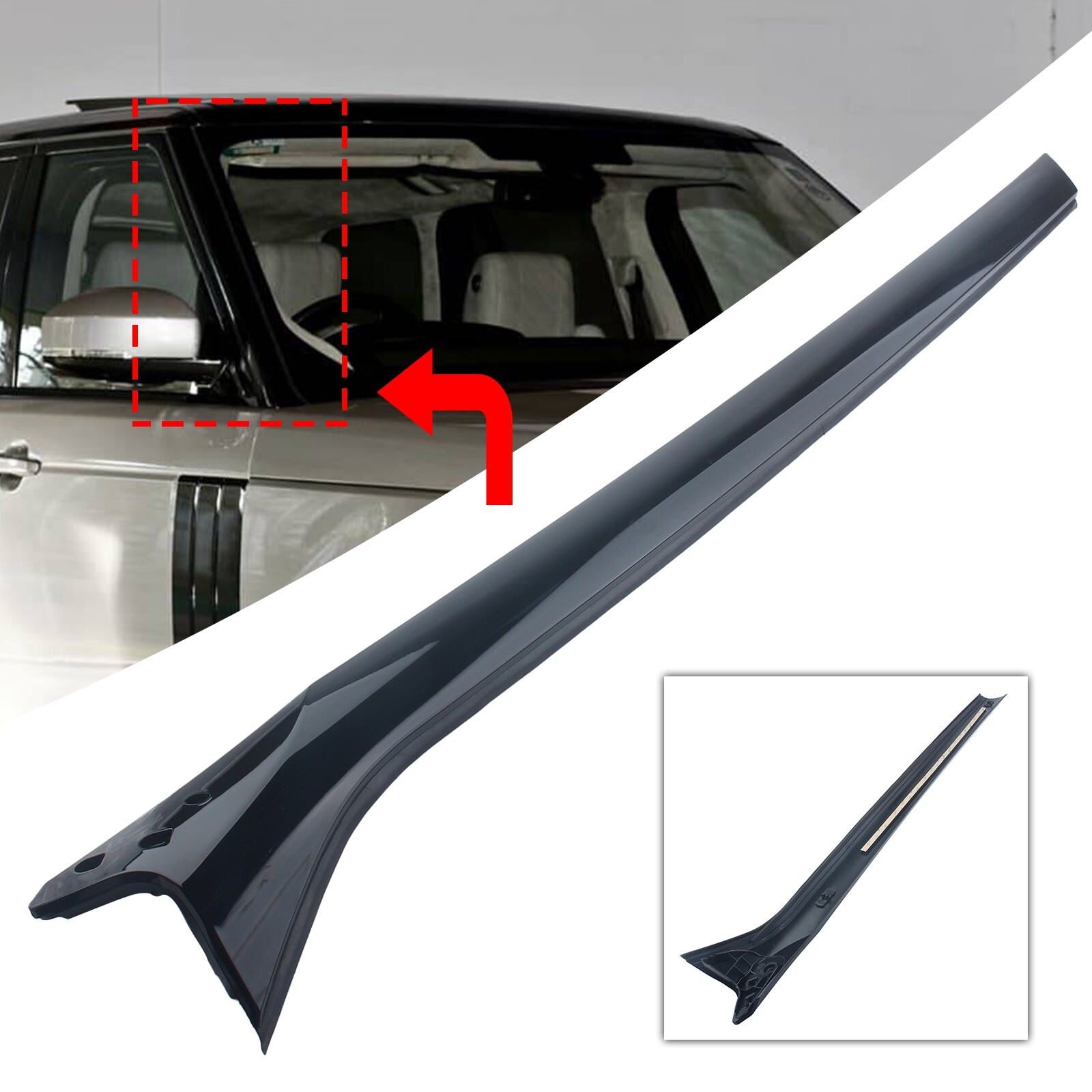 For 2013-2021 Range Rover Passenger side Front A-PILLAR TRIM