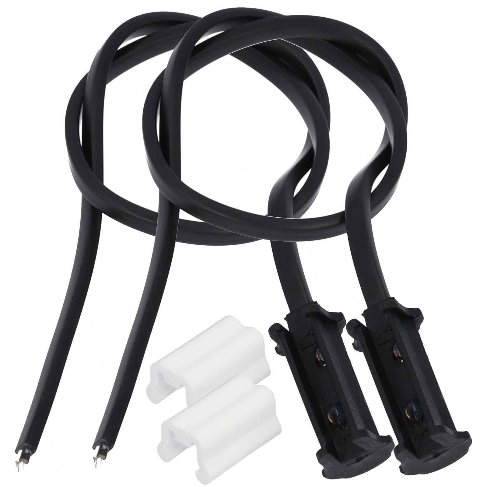 2x DC Verbinder 1,5mm Schnellverbinder 50cm Flachkabel PKW Anhänger Beleuchtung