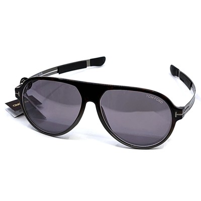 Pre-owned Tom Ford Ft0881-56c-60 Havana Sunglasses In Smoke Mirror