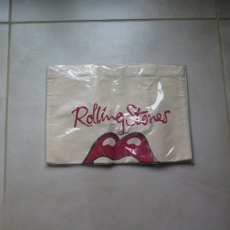 The Rolling Stones - Sac En Toile - Logo Langue Uk - Neuf Emballe