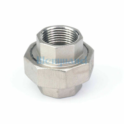 3/4'' BSP Female 304 Stainless Socket Union Set Pipe Fitting Connector brewing