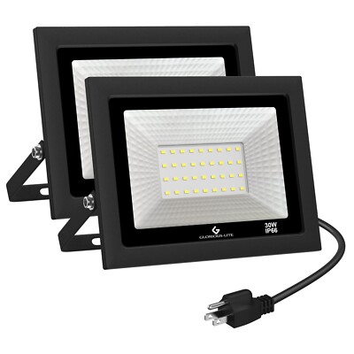 GLORIOUS-LITE LED Flood Lights Outdoor, 50W 5000LM Outside LED Work Light wit...