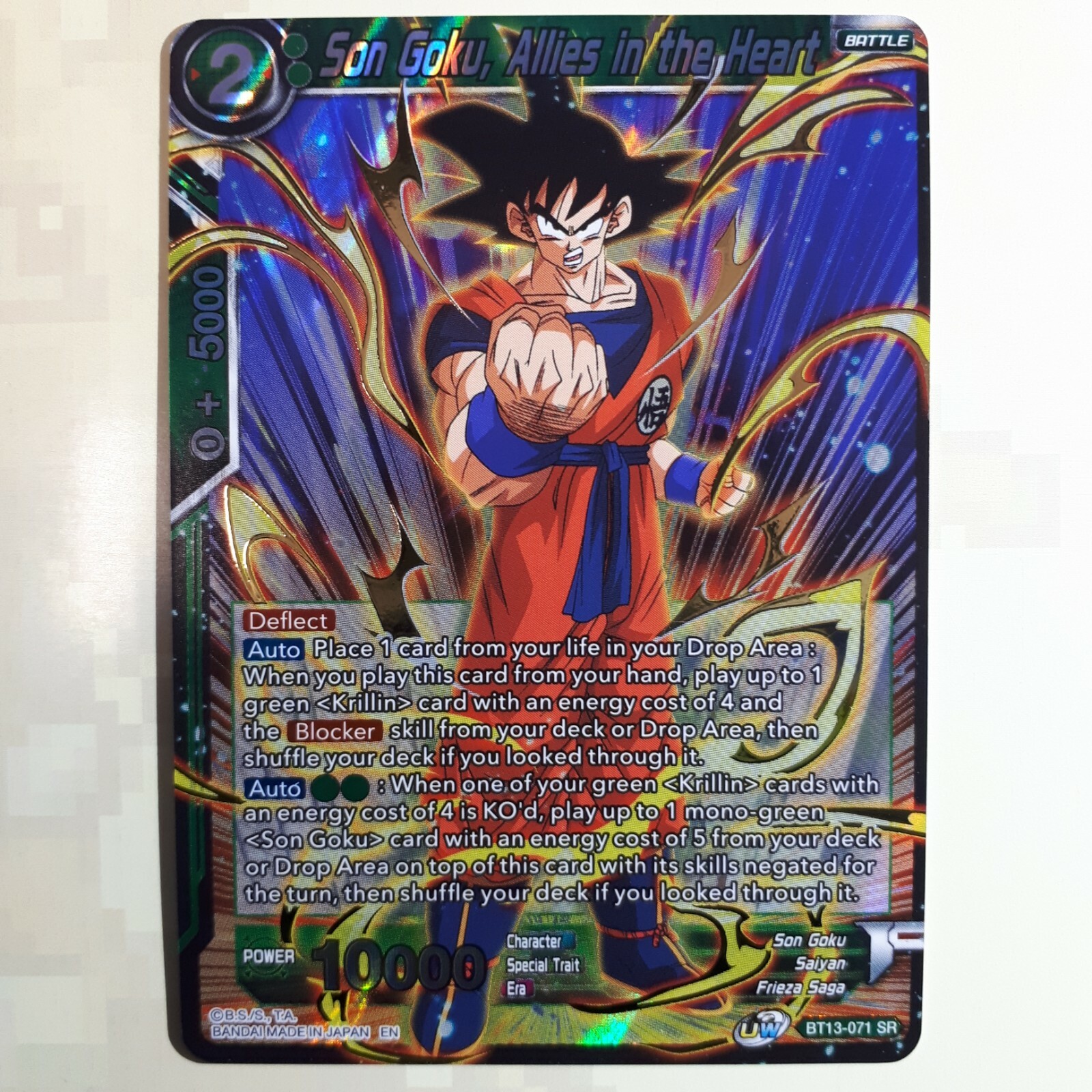 Son Goku, Allies in the Heart SR - BT13-071 (DBSCG) | eBay