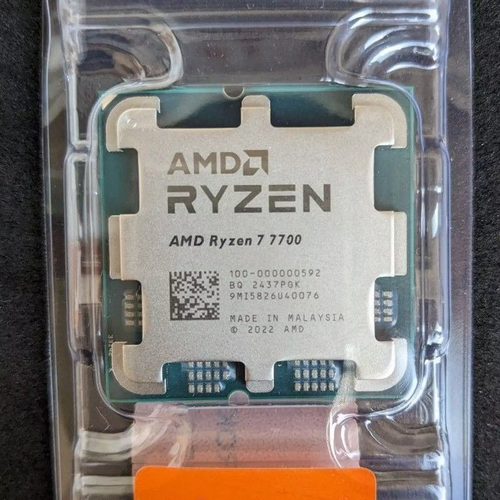 【中古】AMD Ryzen 7 7700 CPU New) AMD Ryzen 7 7700 Processor R7 7700 CPU 8-Core 3.8 GHz AM5