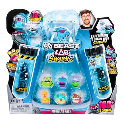 mrbeast lab swarms mega lab 12 pk vipermite  experiment by adding water