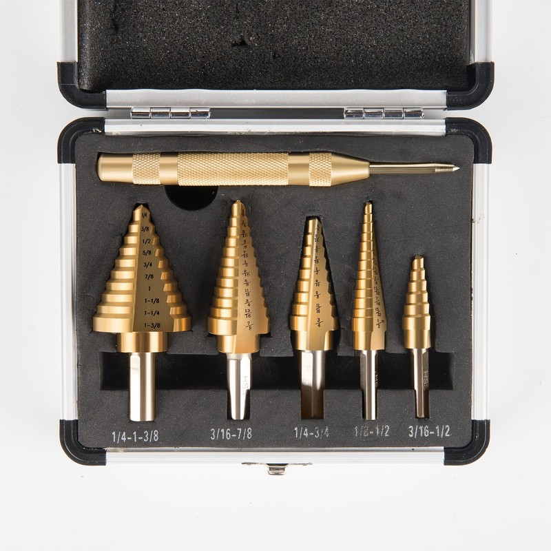 HSS Stufenbohrer Ø 4-32mm Schälbohrer Konusbohrer Kegel Bohrer Fräser Senker XT Maschinenwerkzeuge