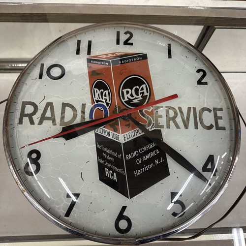 Vintage 1960's RCA TV Radio Service RCA Tubes Lighted Vintage 1960's RCA TV Radio Service RCA Tubes Lighted