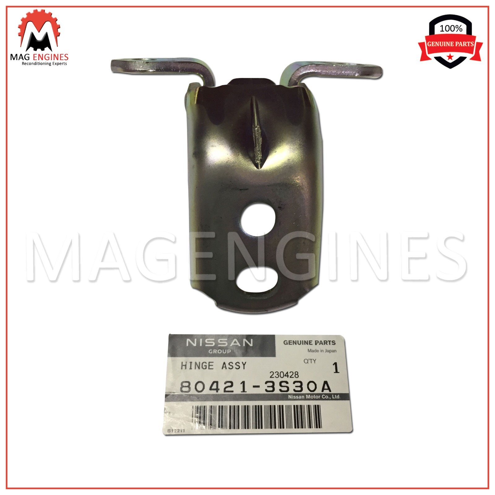 80421-3S30A GENUINE OEM NISSAN HINGE ASSY-FRONT DOOR
