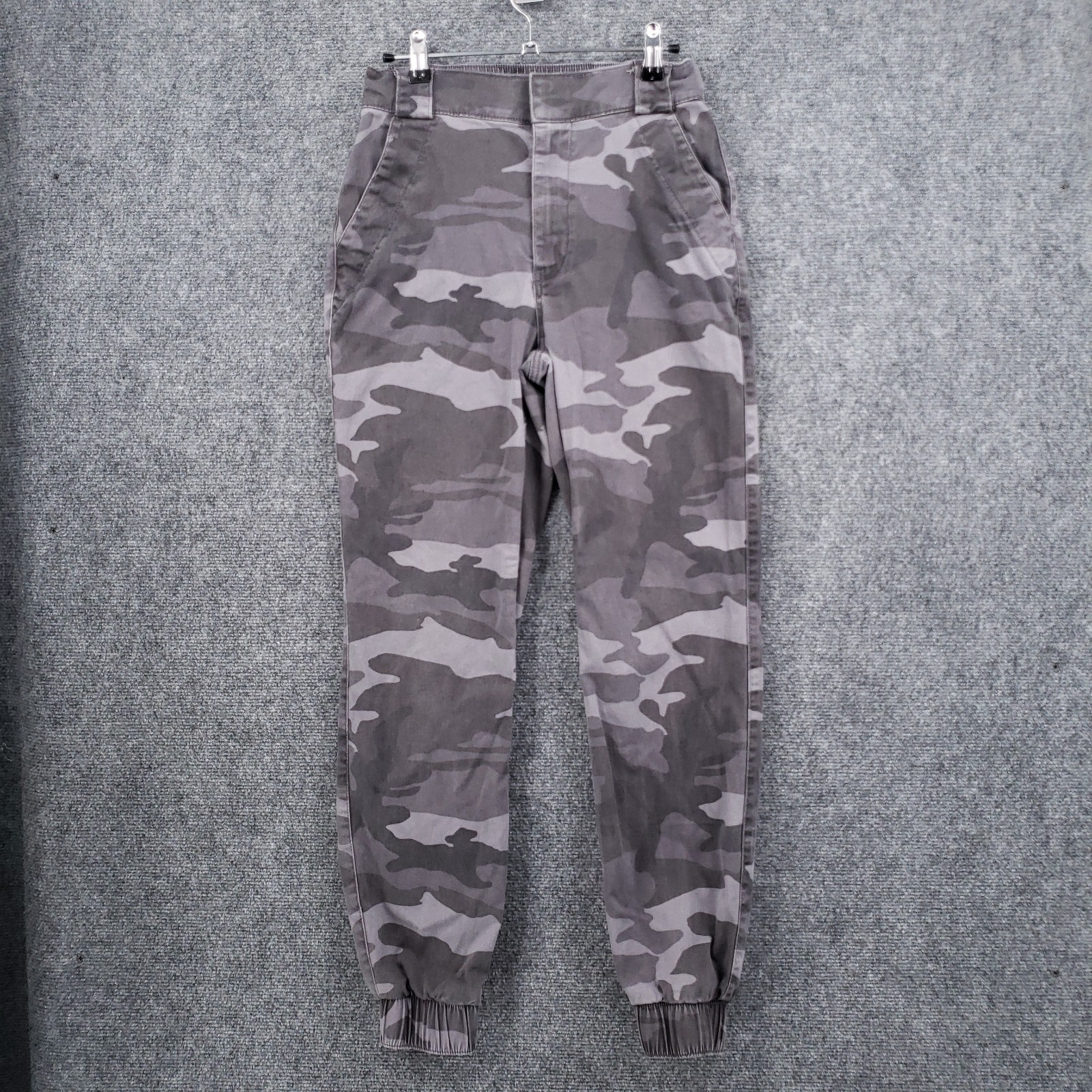 Hollister Jogger Womens S Small Gray Ultra High Rise Classic Stretch Camouflage