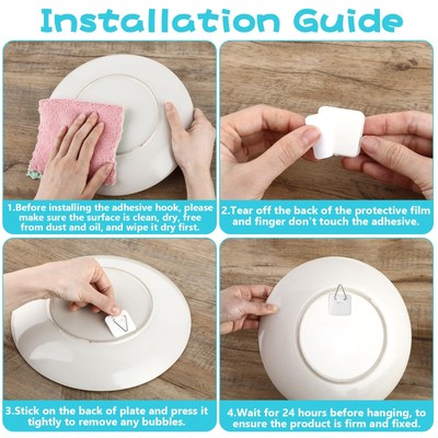 Plate Hangers for the Wall 20 Pack Wall Plate Hangers Vertical Plate Holders