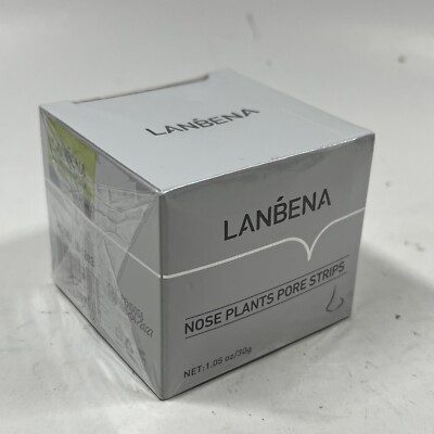 Lanbena Nose Plants Pore Black Head Strips 1.05 oz Exp 8/27 Sealed