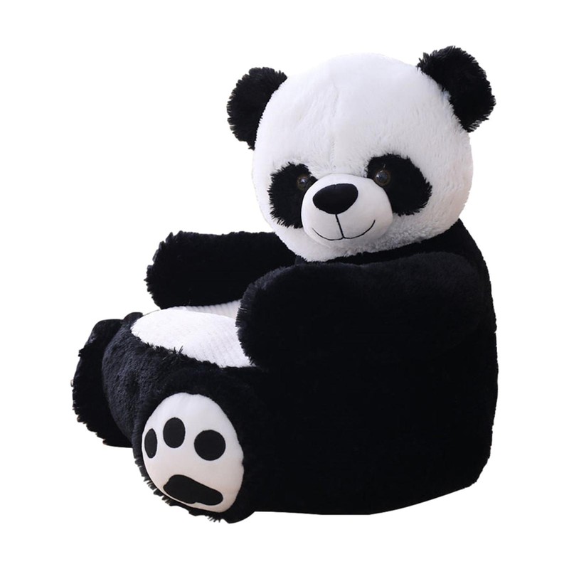 Kids Panda Plush Chair Armchair Kids Stuffed Sitting Panda Armchair Sofa