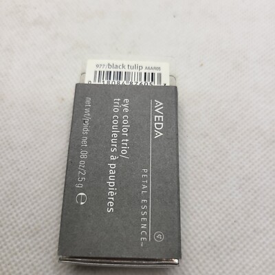 AVEDA PETAL ESSENCE EYE COLOR TRIO 977 Black Tulip NIB FS Sealed FREE SHIPPING