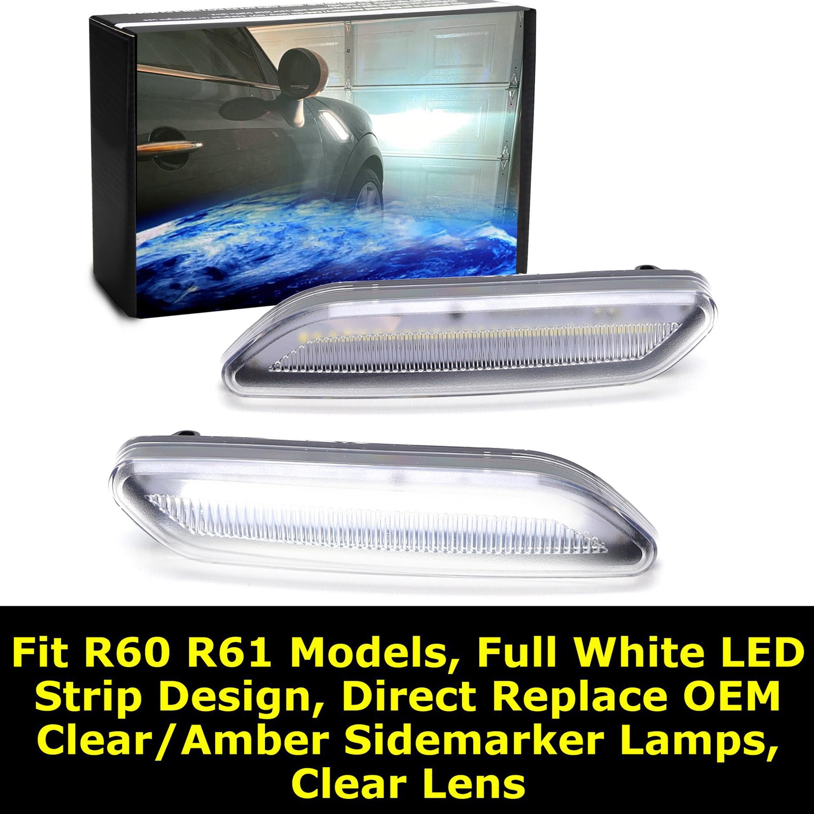 LED Fender Side Marker Blinker Lights For MINI Countryman/Paceman by iJDMTOY