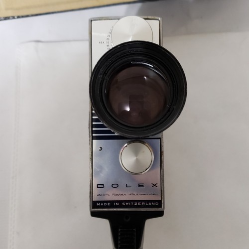 Bolex Paillard K2 8mm Camera With Case and Kern Vario-Switar Lens f=8 - 36mm