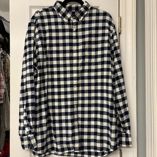 マスオ COTTON LINEN GINGHAM SHIRT | Blue & White Gingham