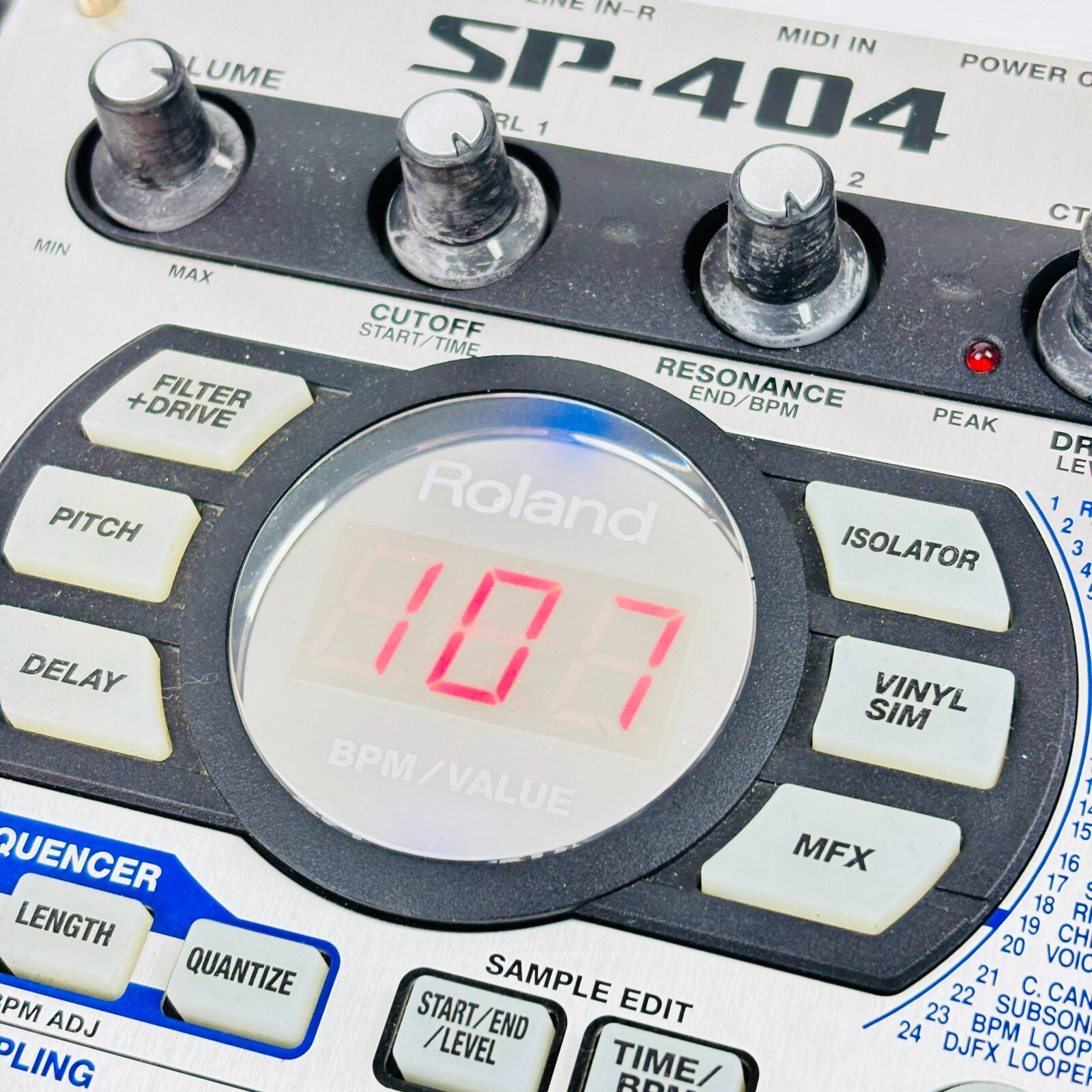 Roland SP-404 Portable Linear Wave Sampler Used Works With Roland SP-404 Portable Linear Wave Sampler Used Works With