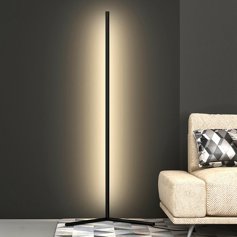 Corner Floor Lamp Nordic Modern Night Standing LED Floor ...