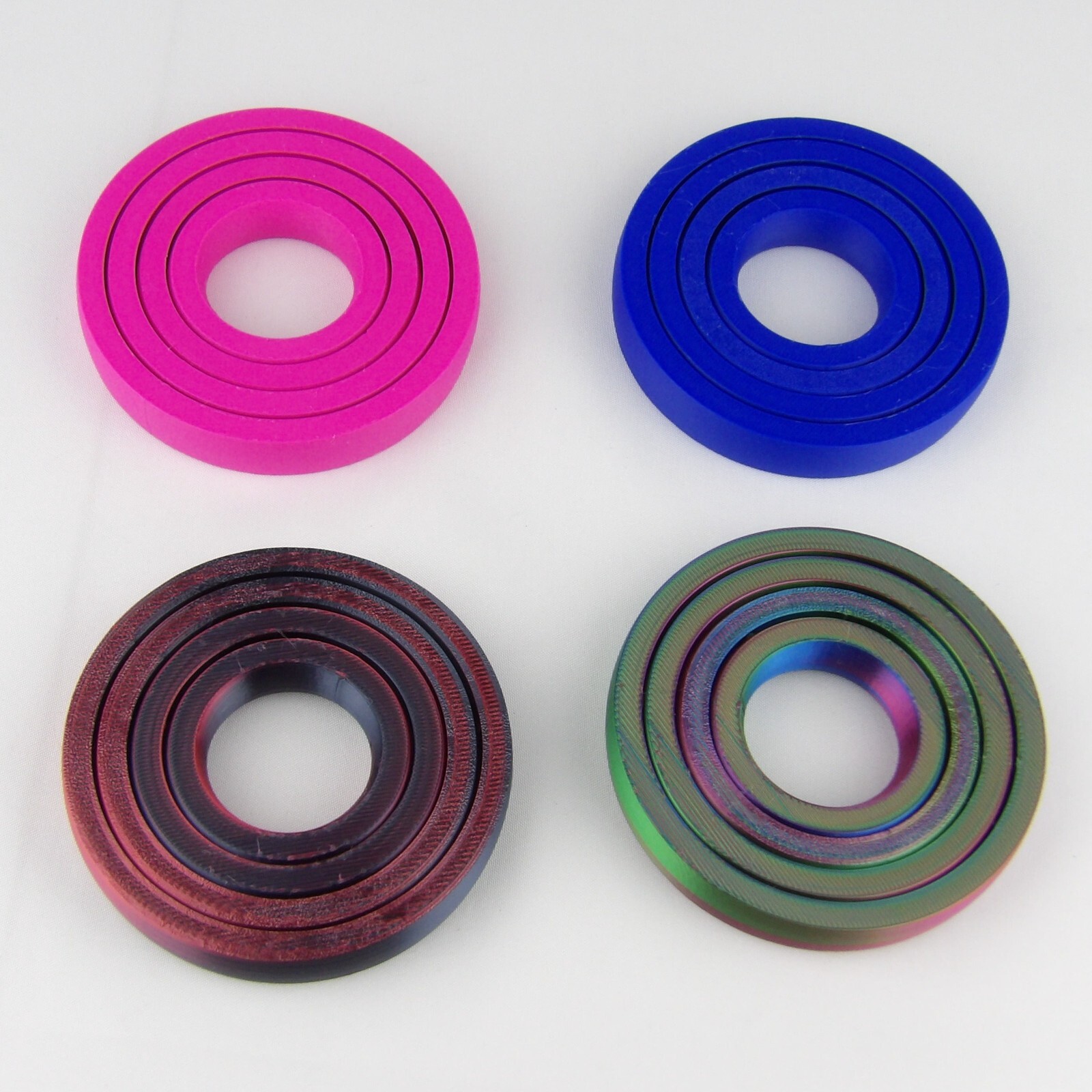 3D Printed Gyroscopic Fidget Rings - Stress Relief and Fidget Toy - Multicolor!