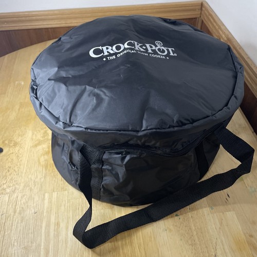 Insulated Oval Slow Cooker 7qt Carrier Travel Bag Case 14x12x8 - New