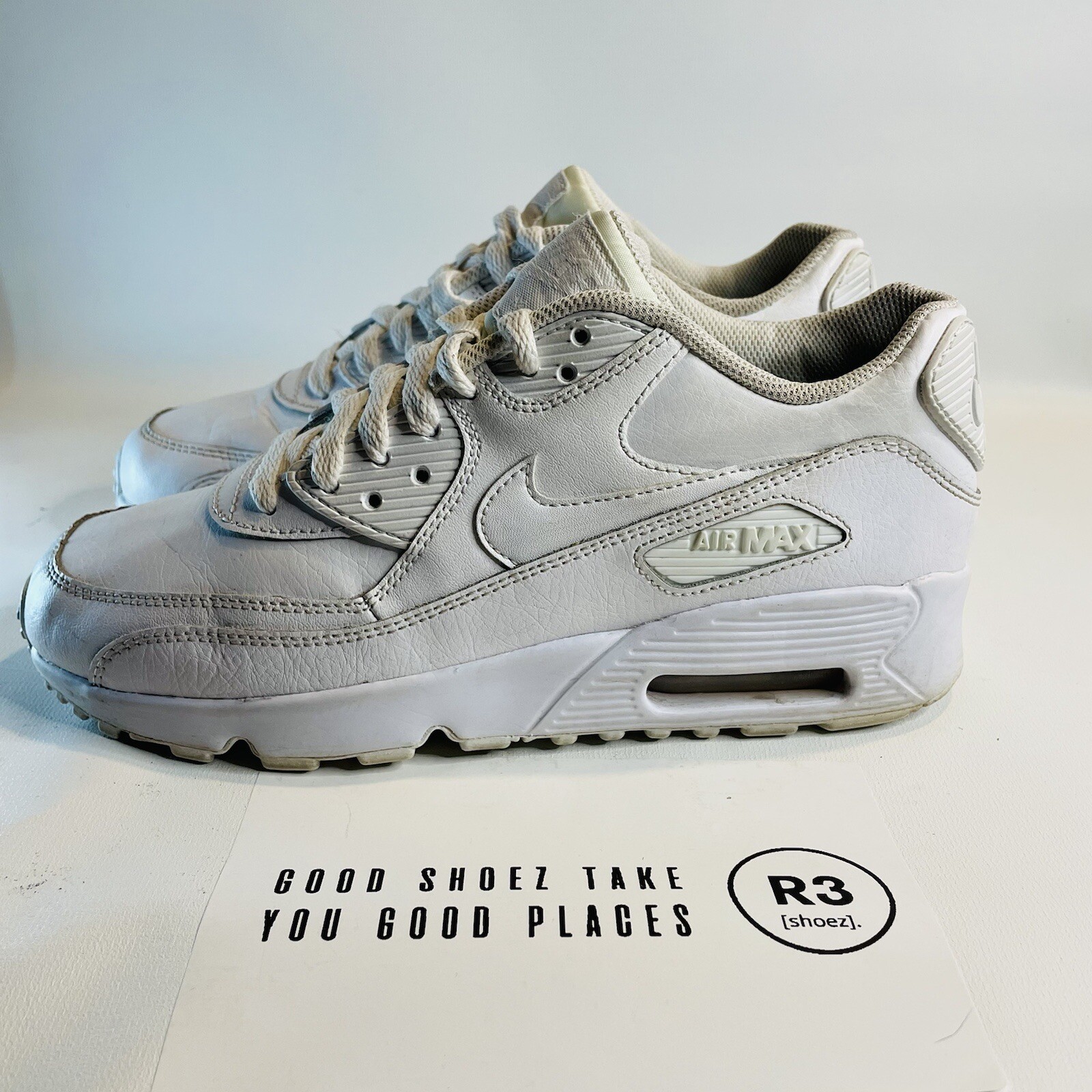 Nike Air Max 90 Triple White Sneakers 
