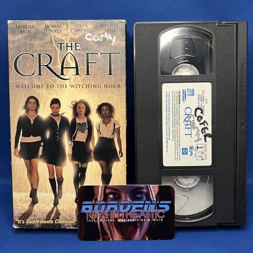 The Craft VHS 1996 Horror Movie Neve Campbell Fairuza Balk Robin Tunney