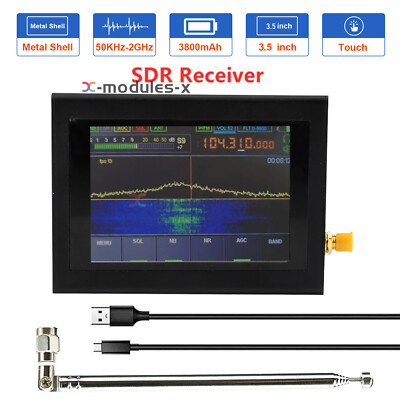 50KHz-2GHz Malachite DSP SDR Receiver Malahit DSP SDR Shortwave Radio Receiver