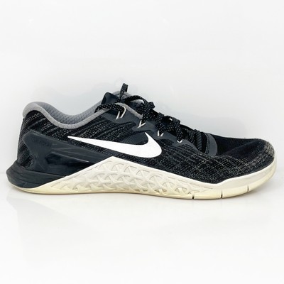 

Nike Womens Metcon 3 849807-001 Черные кроссовки для бега, размер 10, Черный, Metcon 3