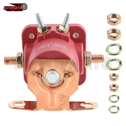 4-Pin 12V Heavy Duty Red Solenoid Relay for Ford Starter Car Truck SW3 SNL135 US