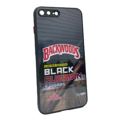 For iPhone 7P/8P Designer Case-Backwoods Black Russian