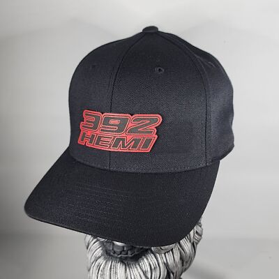 New 392 Hemi Hat V3 Flexfit 110 Pro Performance cap Leatherette Hat Patch Mopar